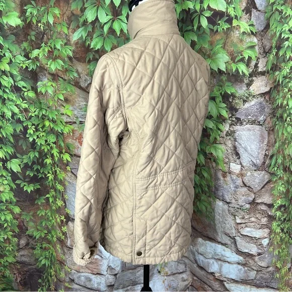 LAUREN RALPH LAUREN Tan Quilted Field Jacket, M - Picture 7 of 13